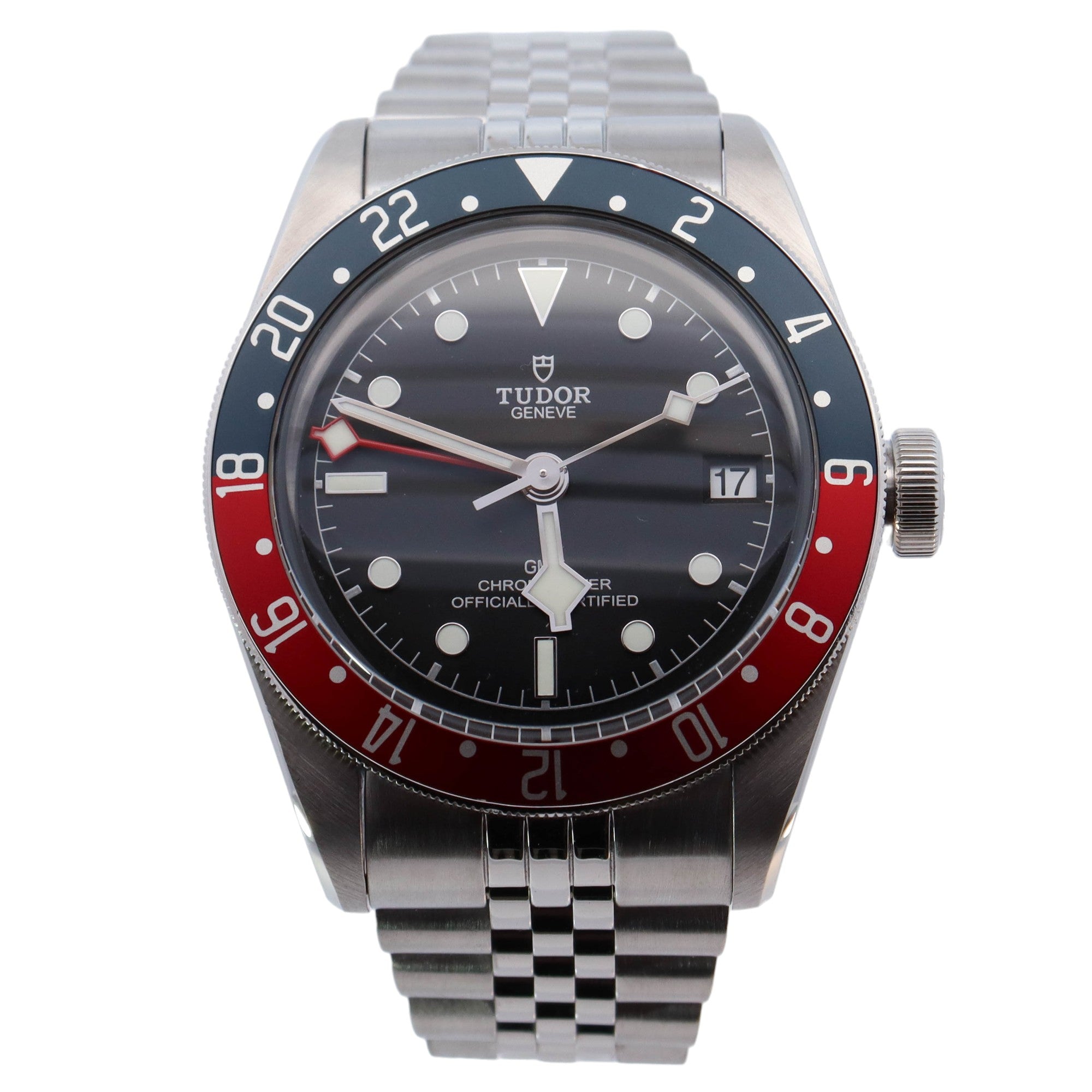 Tudor Black Bay Stainless Steel 41mm Black Dot Dial Watch Reference# 79830 - Happy Jewelers Fine Jewelry Lifetime Warranty