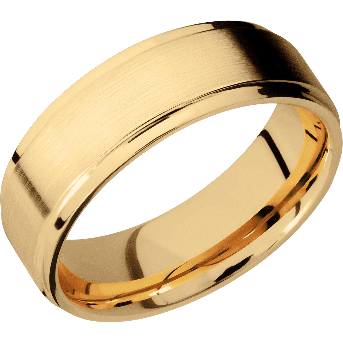 14K Yellow Gold + Satin , Polish Finish - Happy Jewelers Fine Jewelry Lifetime Warranty