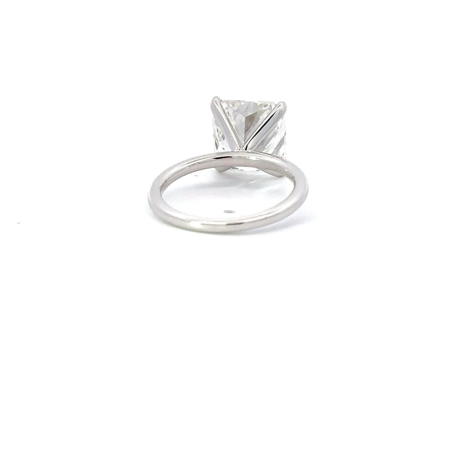 5.21 Carat Radiant Lab Grown Diamond Engagement Ring - Happy Jewelers Fine Jewelry Lifetime Warranty