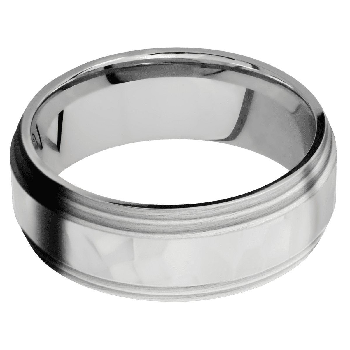 10K White Gold + Rockpolish , Satin Finish - Happy Jewelers Fine Jewelry Lifetime Warranty