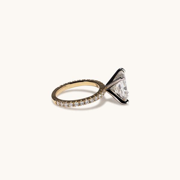 4.18 Princess Lab Diamond Engagement Ring - Happy Jewelers Fine Jewelry Lifetime Warranty