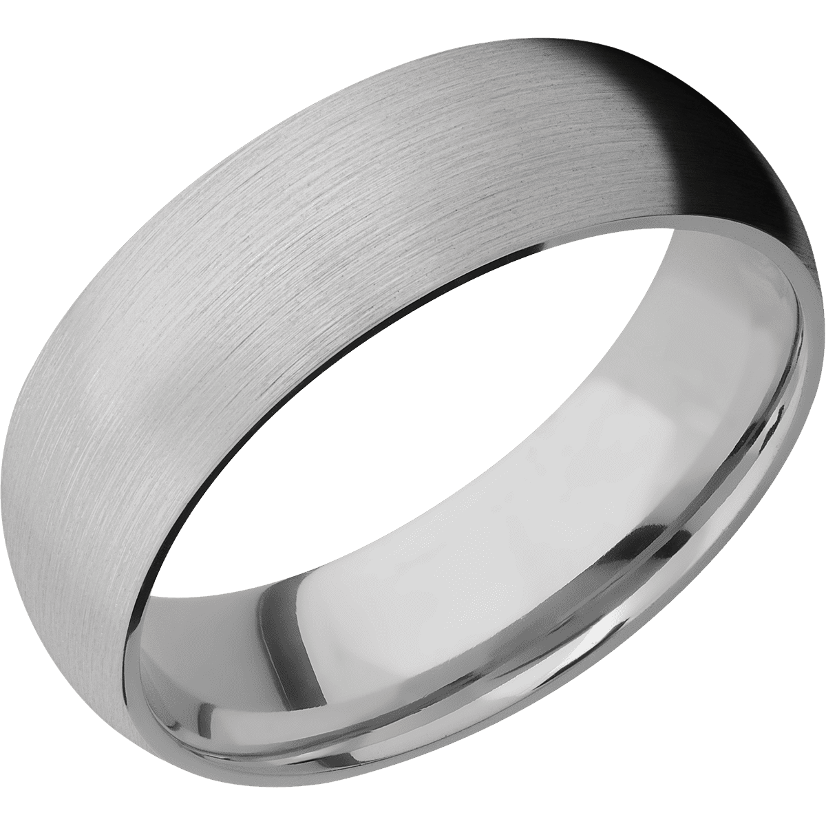 Titanium + Satin , Polish Finish - Happy Jewelers Fine Jewelry Lifetime Warranty