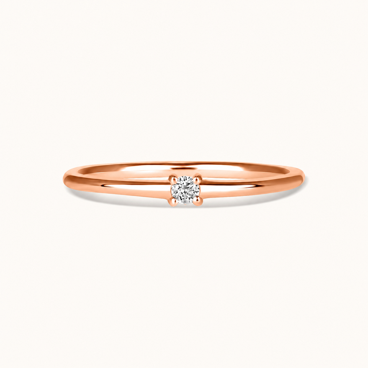 Aster Single Diamond Band