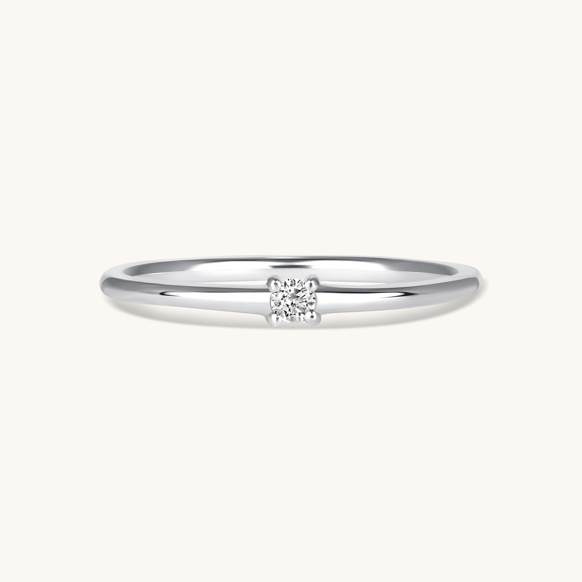 Aster Single Diamond Band