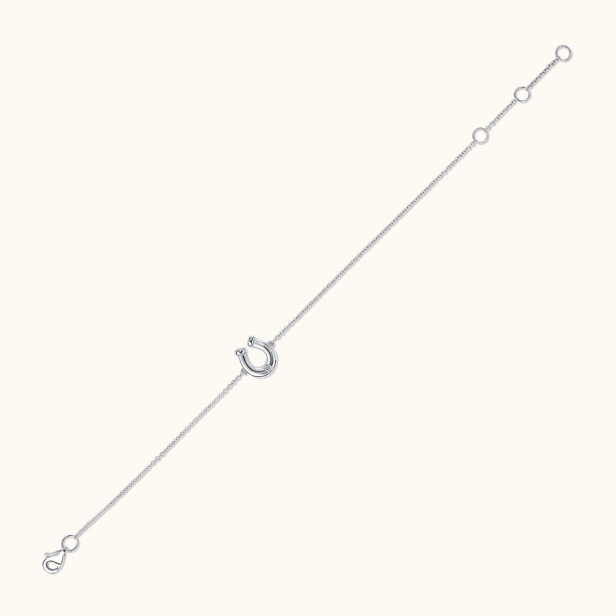 Bezzle Diamond Bubble Horseshoe Bracelet - Happy Jewelers Fine Jewelry Lifetime Warranty