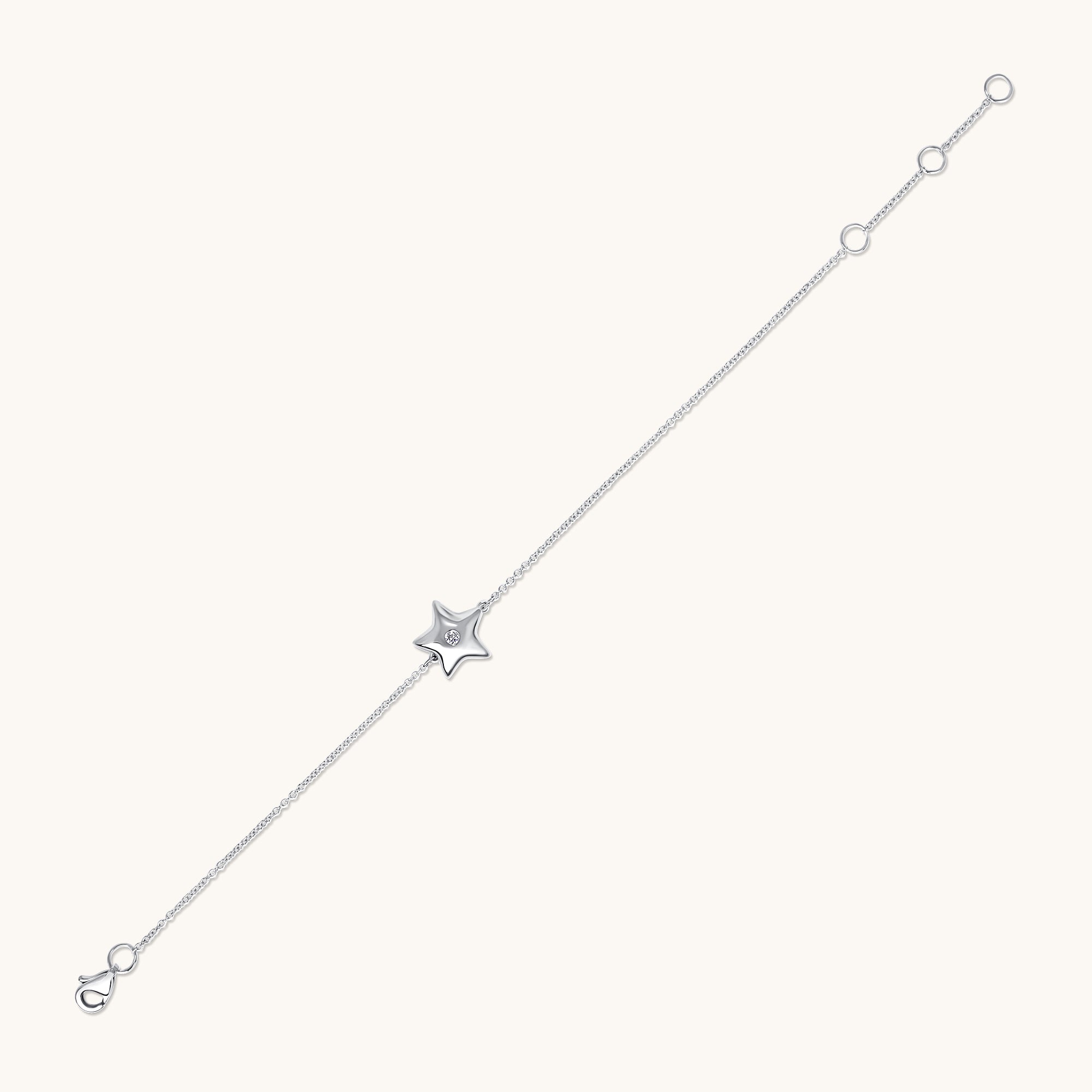 Bezzle Diamond Bubble Star Bracelet - Happy Jewelers Fine Jewelry Lifetime Warranty