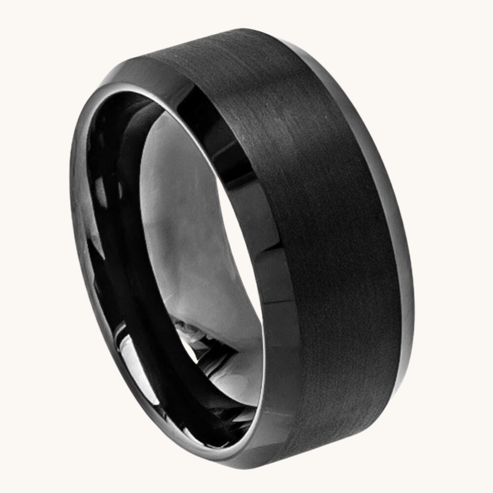 Black Tungsten Band – Happy Jewelers