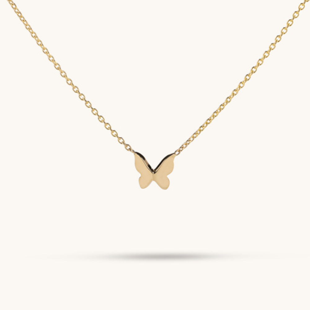 Simple Butterfly Necklace - Happy Jewelers Fine Jewelry Lifetime Warranty