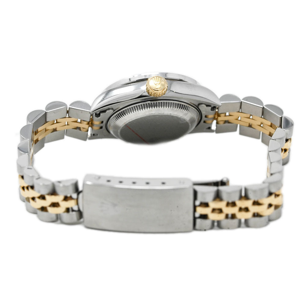 Rolex Ladies Datejust Yellow Gold & Stainless Steel 26mm Custom Champagne Diamond Dial Watch Reference# 69173 - Happy Jewelers Fine Jewelry Lifetime Warranty