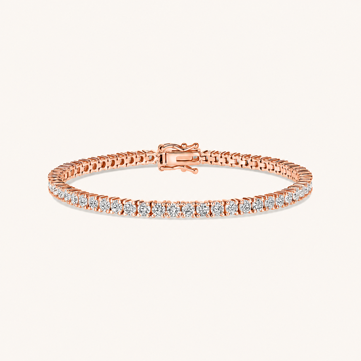 Natural Diamond Tennis Bracelet