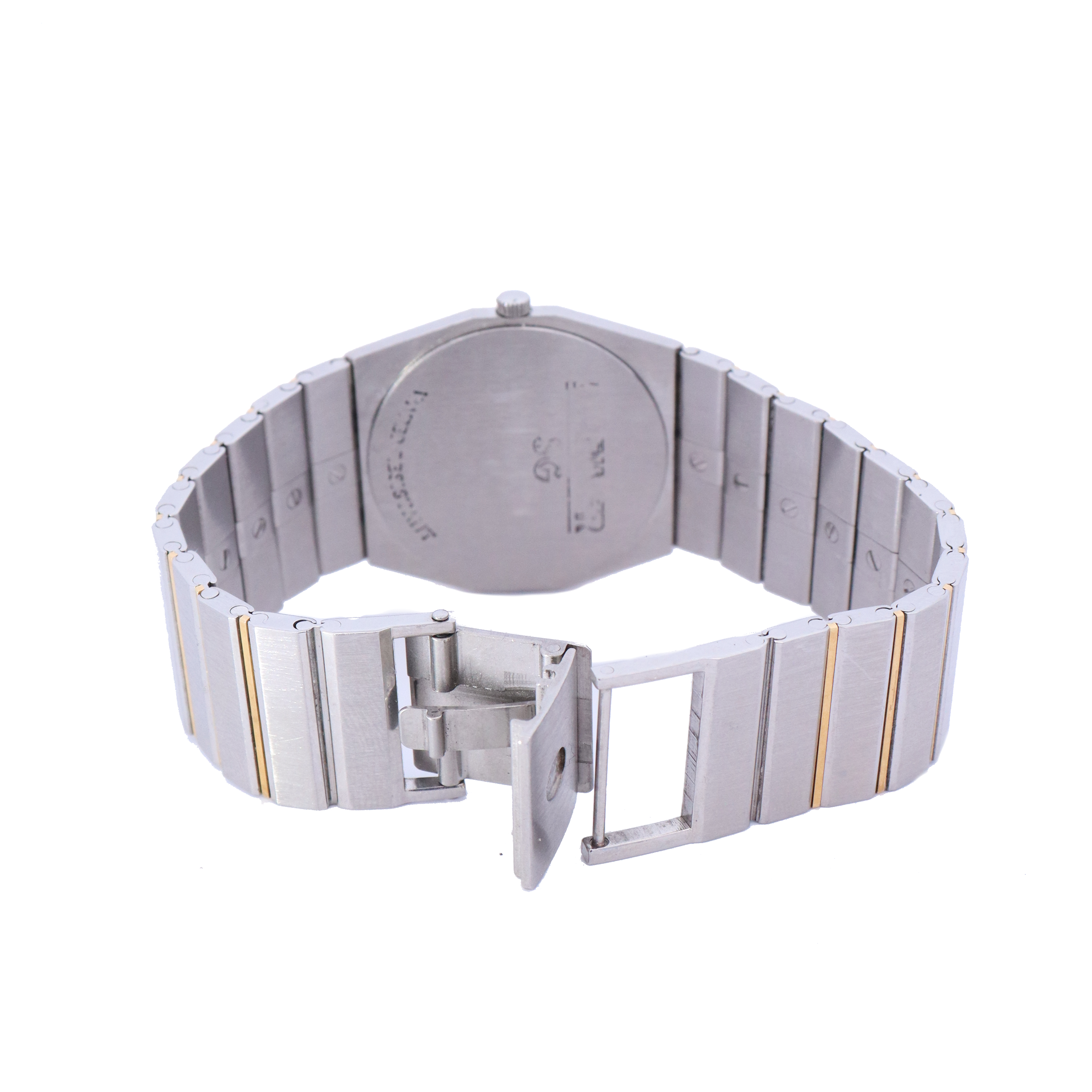 Concord Mariner Yellow Gold & Stainless Steel Grey and Gold Dial Watch | Ref# 1581117 - Happy Jewelers Fine Jewelry Lifetime Warranty