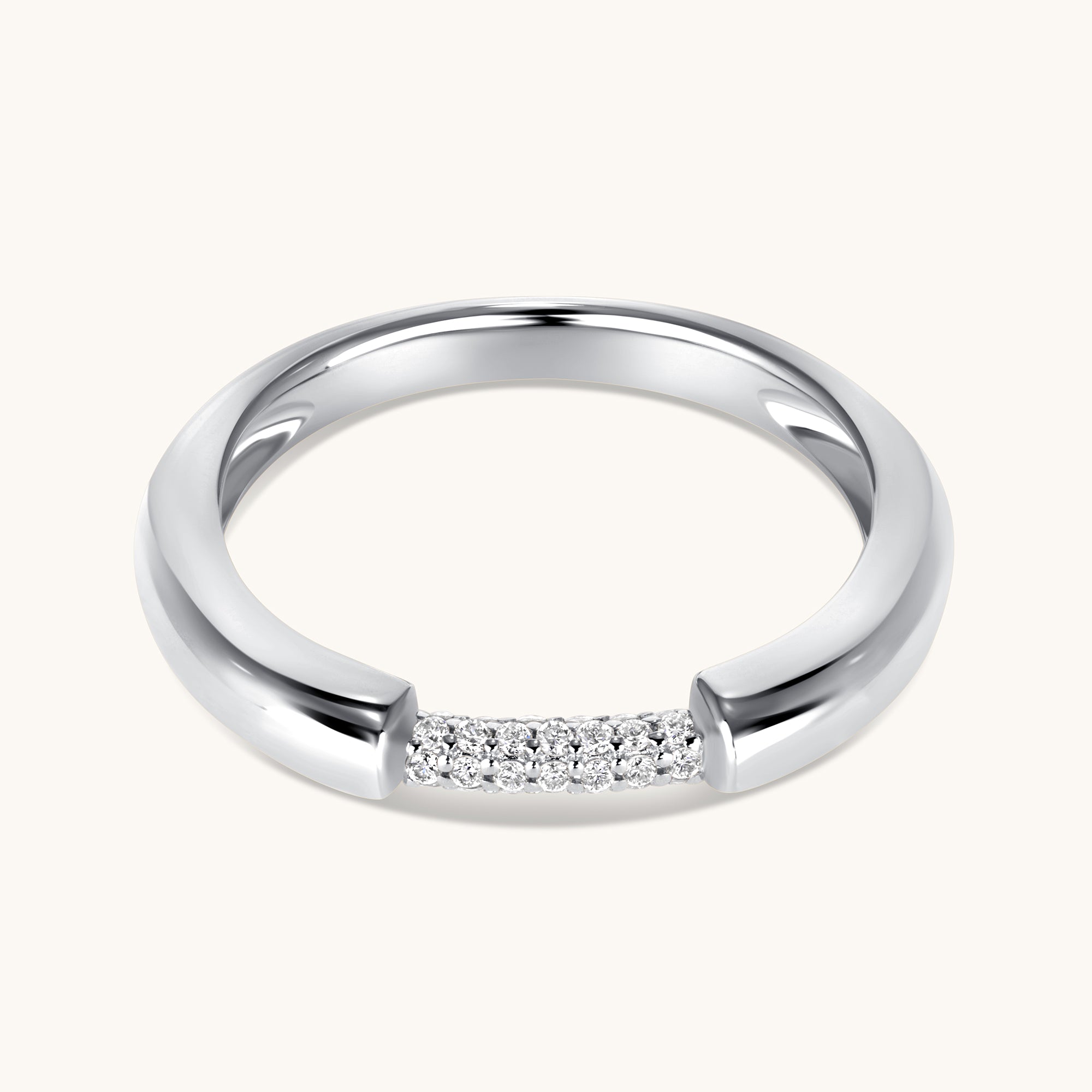 Connection Diamond Pave Ring - Happy Jewelers Fine Jewelry Lifetime Warranty