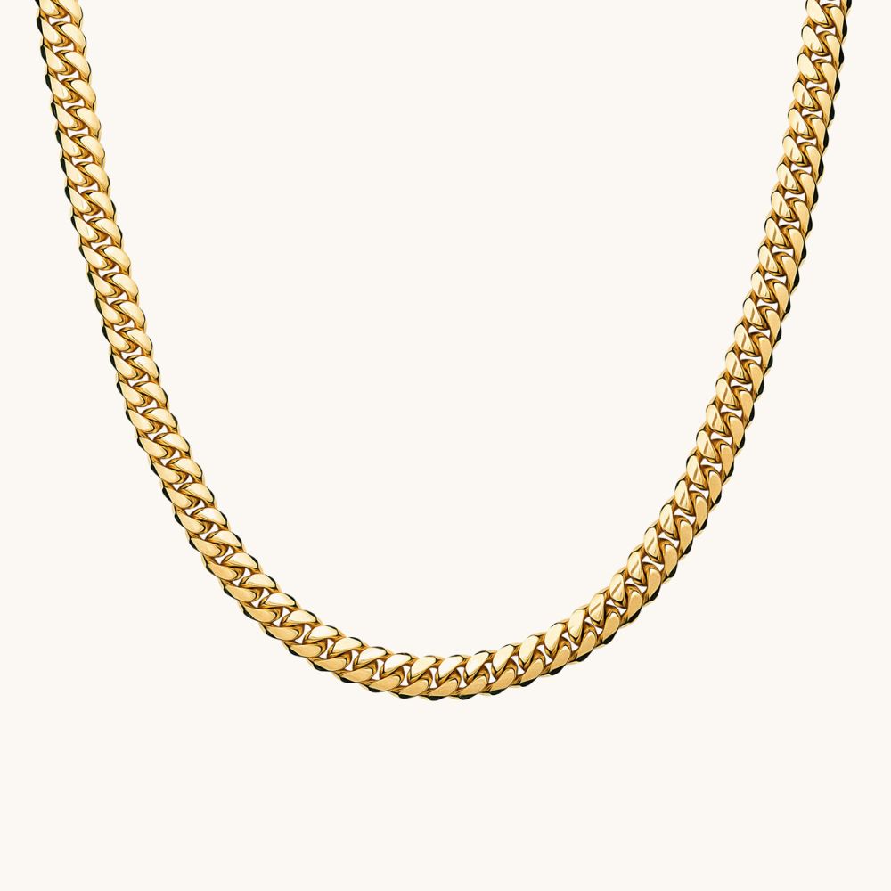 Miami Cuban Chain Necklace – Happy Jewelers