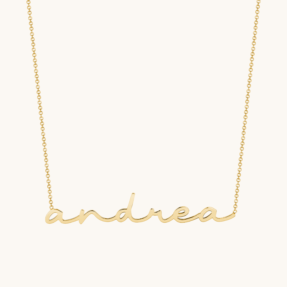 Cursive Name Necklace - Happy Jewelers Fine Jewelry Lifetime Warranty