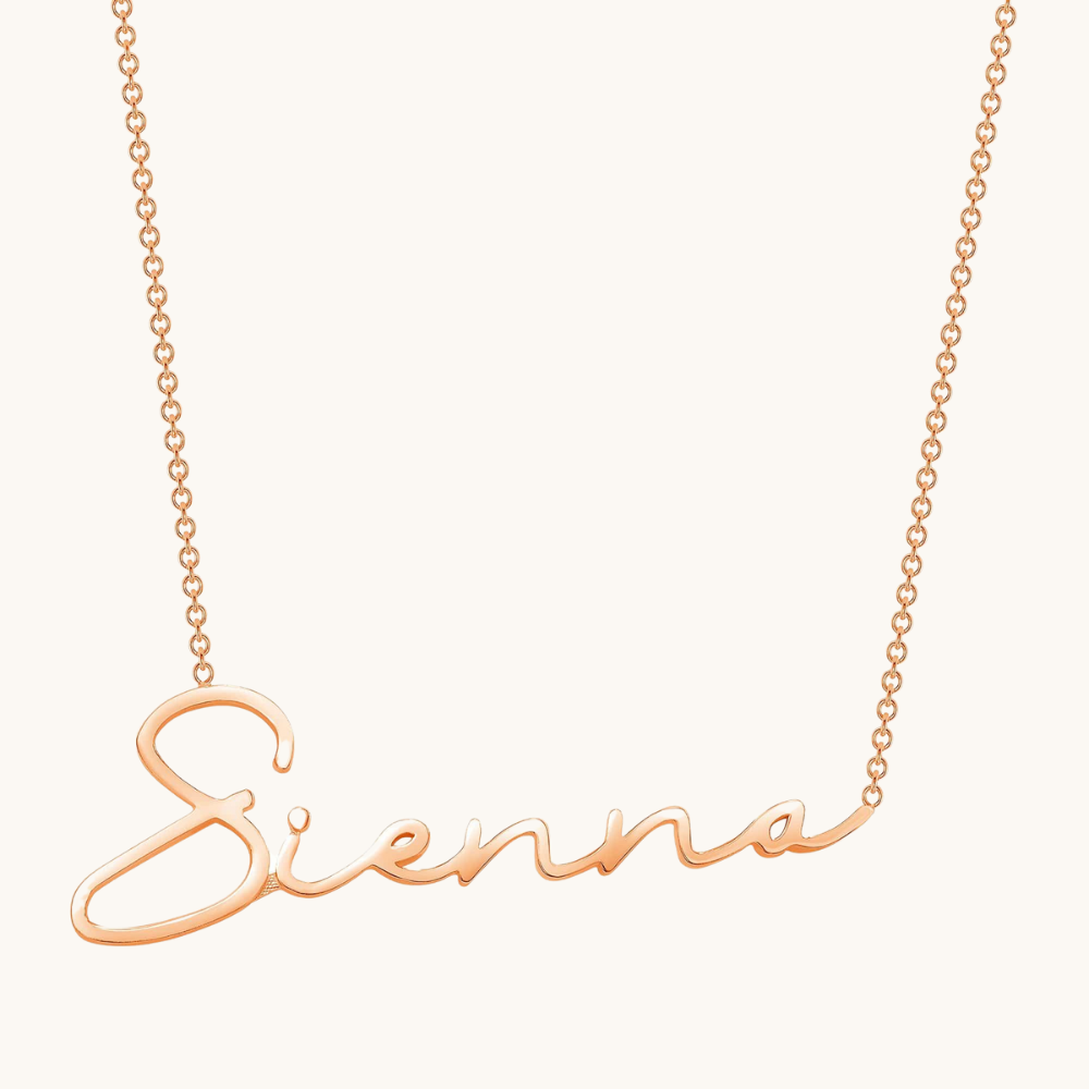 Cursive Name Necklace - Happy Jewelers Fine Jewelry Lifetime Warranty