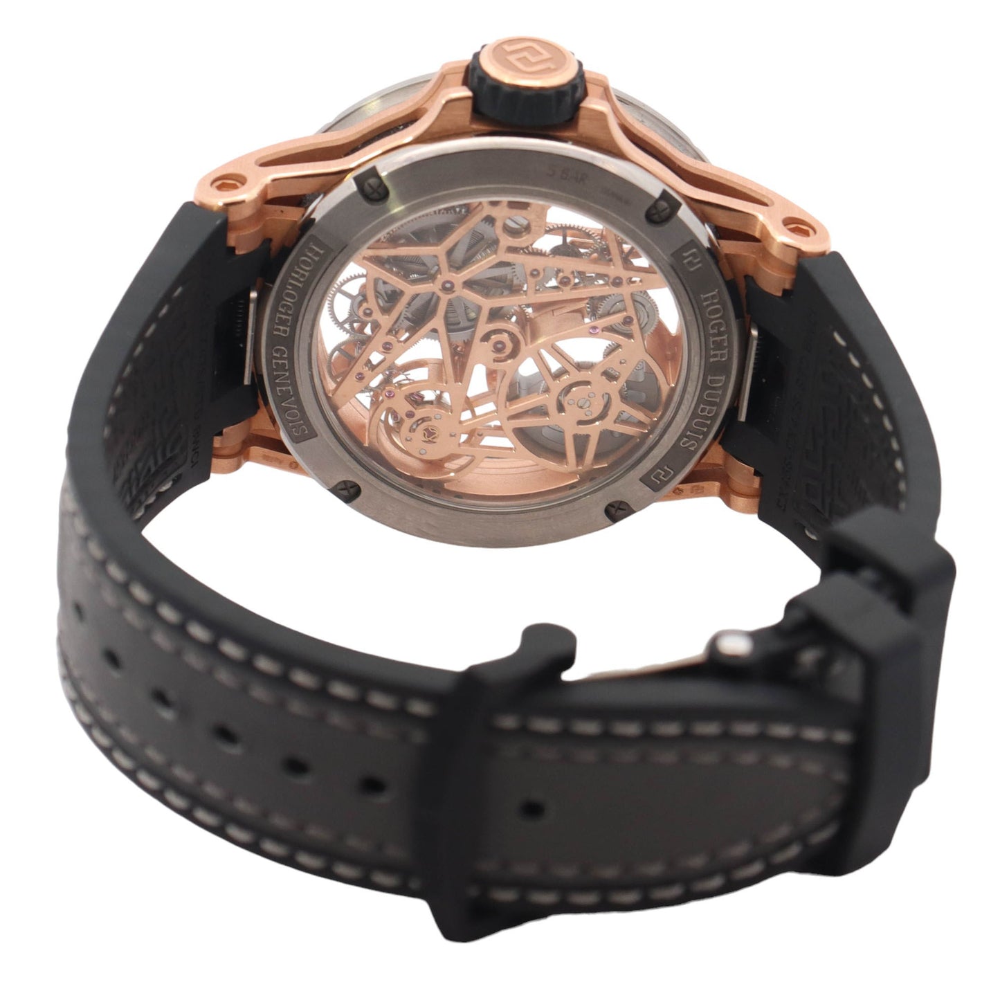 Roger Dubuis Excalibur Spider Rose Gold 45mm Skeleton Dot Dial Watch Reference# - Happy Jewelers Fine Jewelry Lifetime Warranty