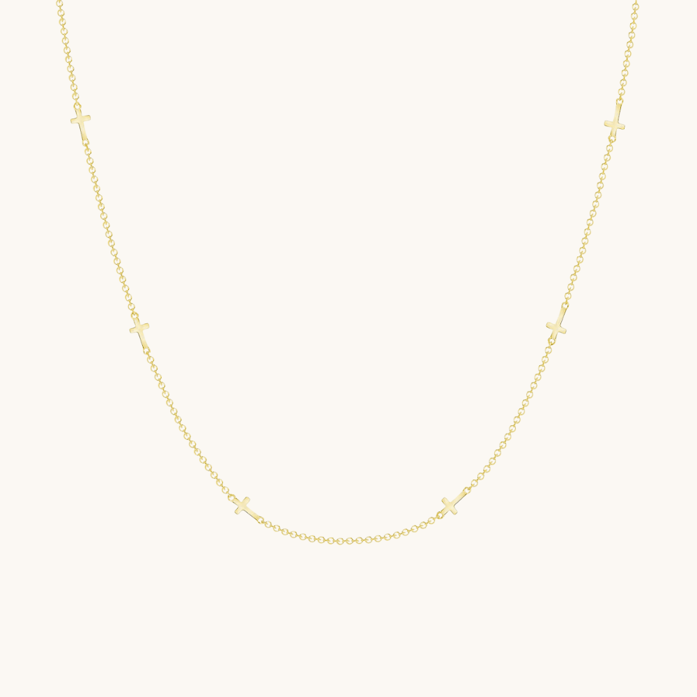 Dainty Cross Necklace - Happy Jewelers Fine Jewelry Lifetime Warranty