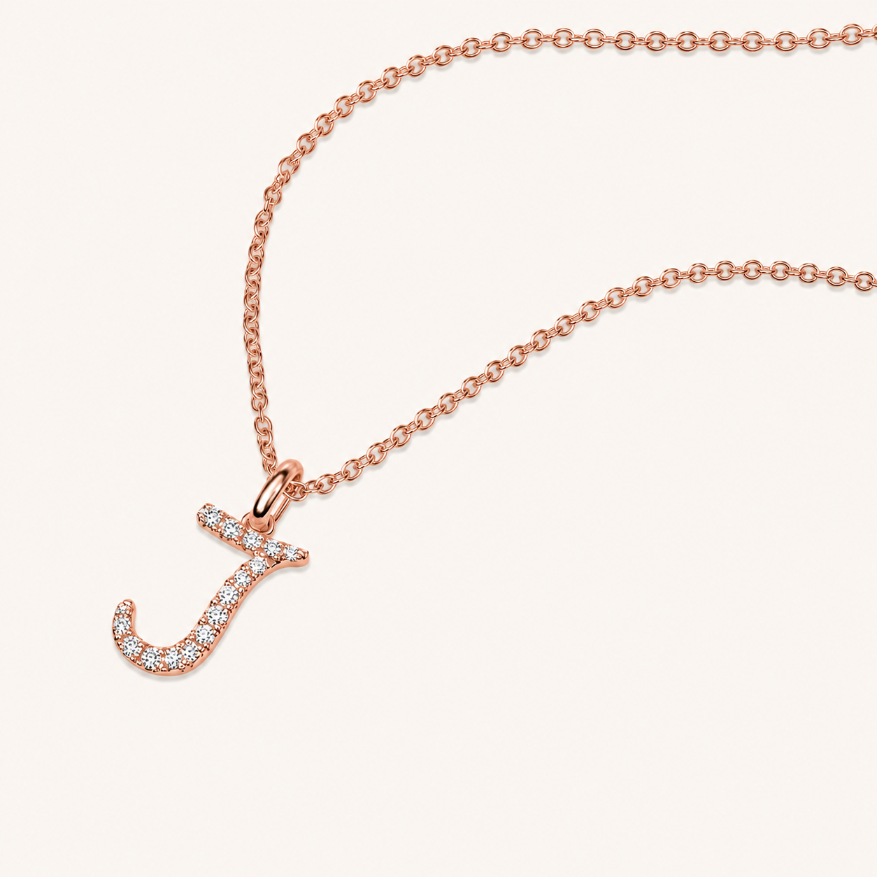 Darling Diamond Initial Necklace