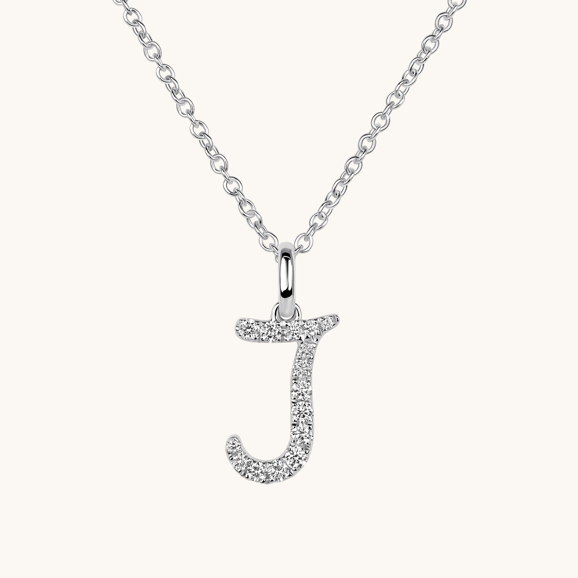 Darling Diamond Initial Necklace