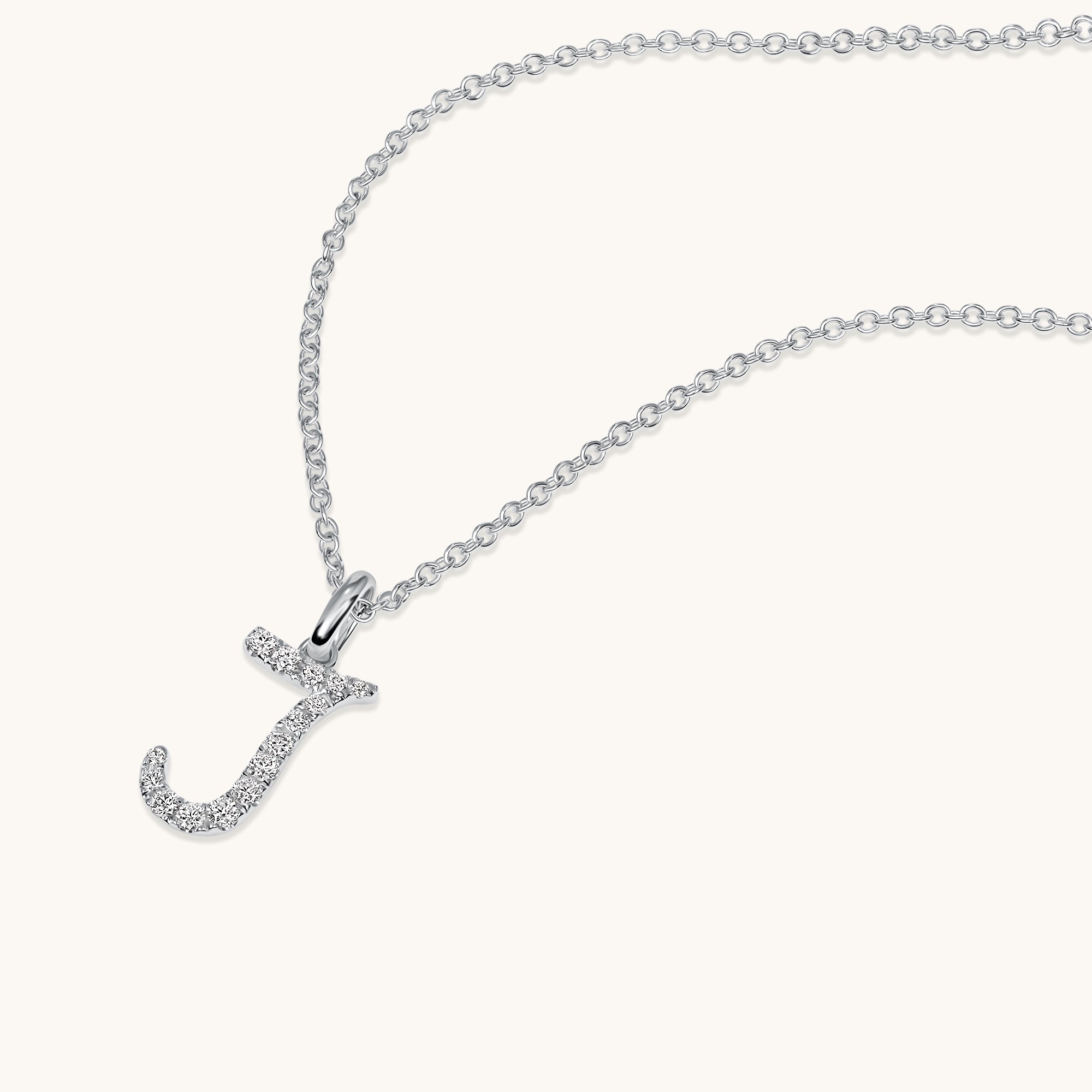 Darling Diamond Initial Necklace