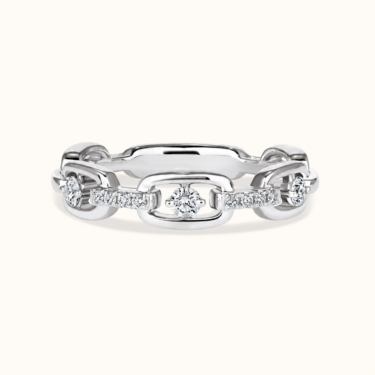 Diamond Chain Link Band