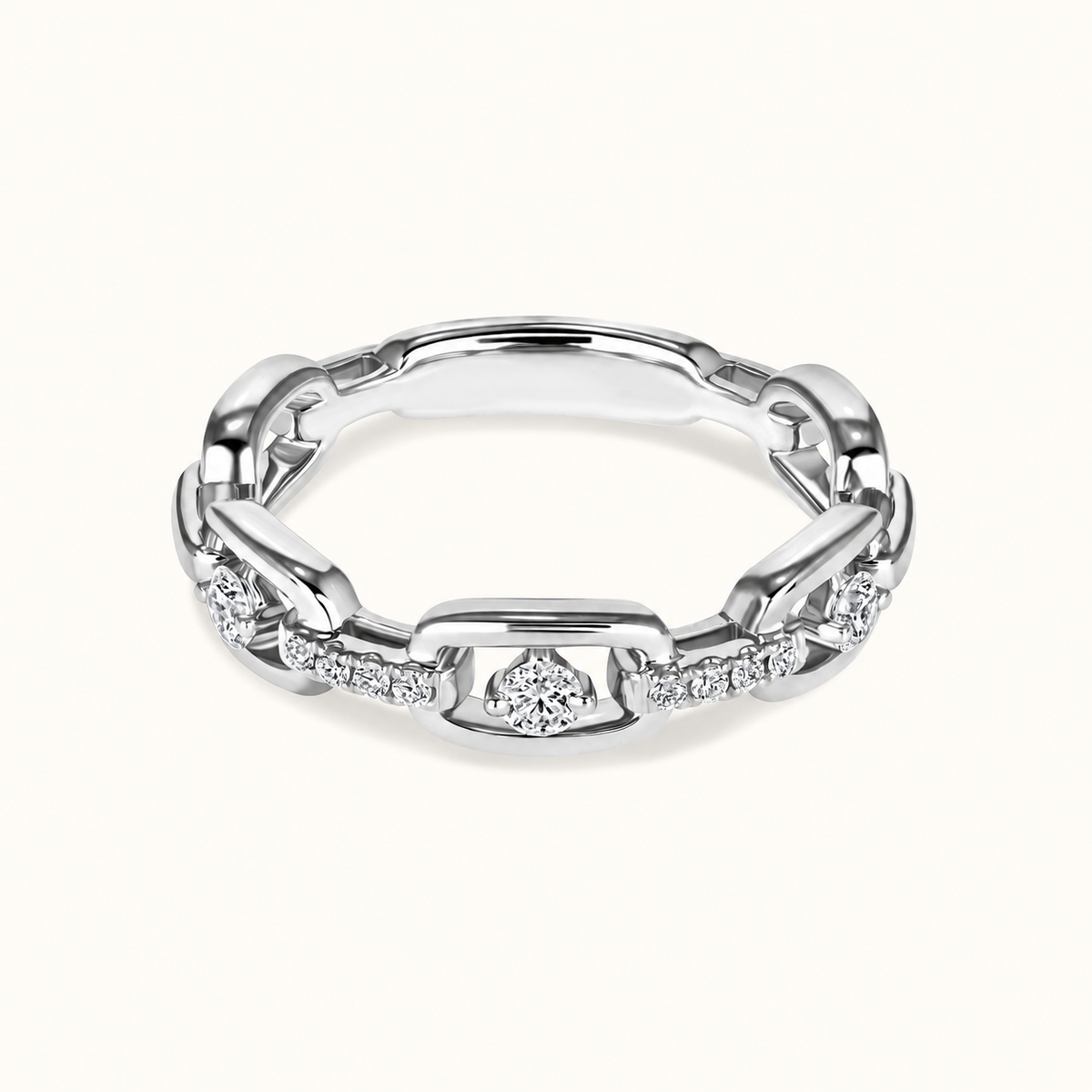 Diamond Chain Link Band