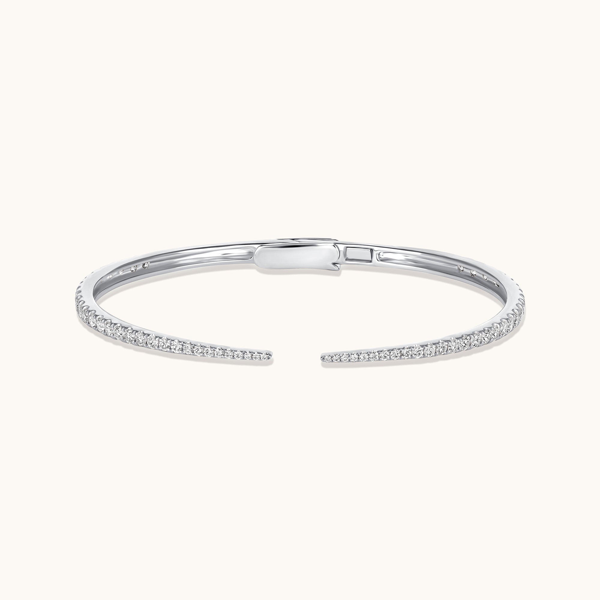 Diamond Claw Cuff Bangle - Happy Jewelers Fine Jewelry Lifetime Warranty