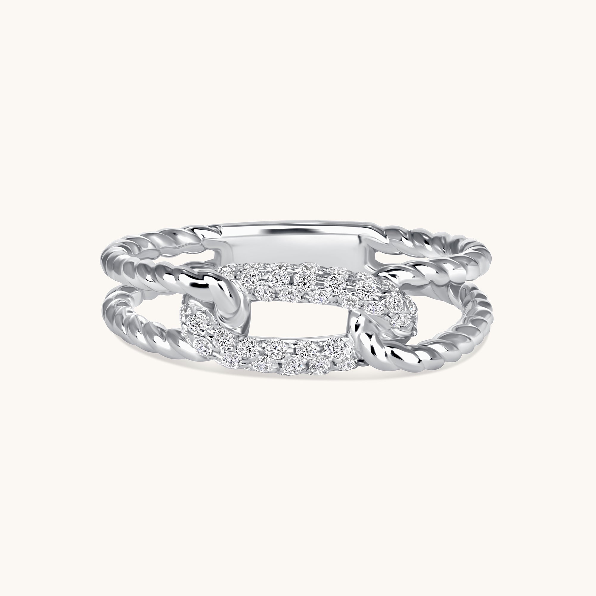 Diamond Knot Ring - Happy Jewelers Fine Jewelry Lifetime Warranty