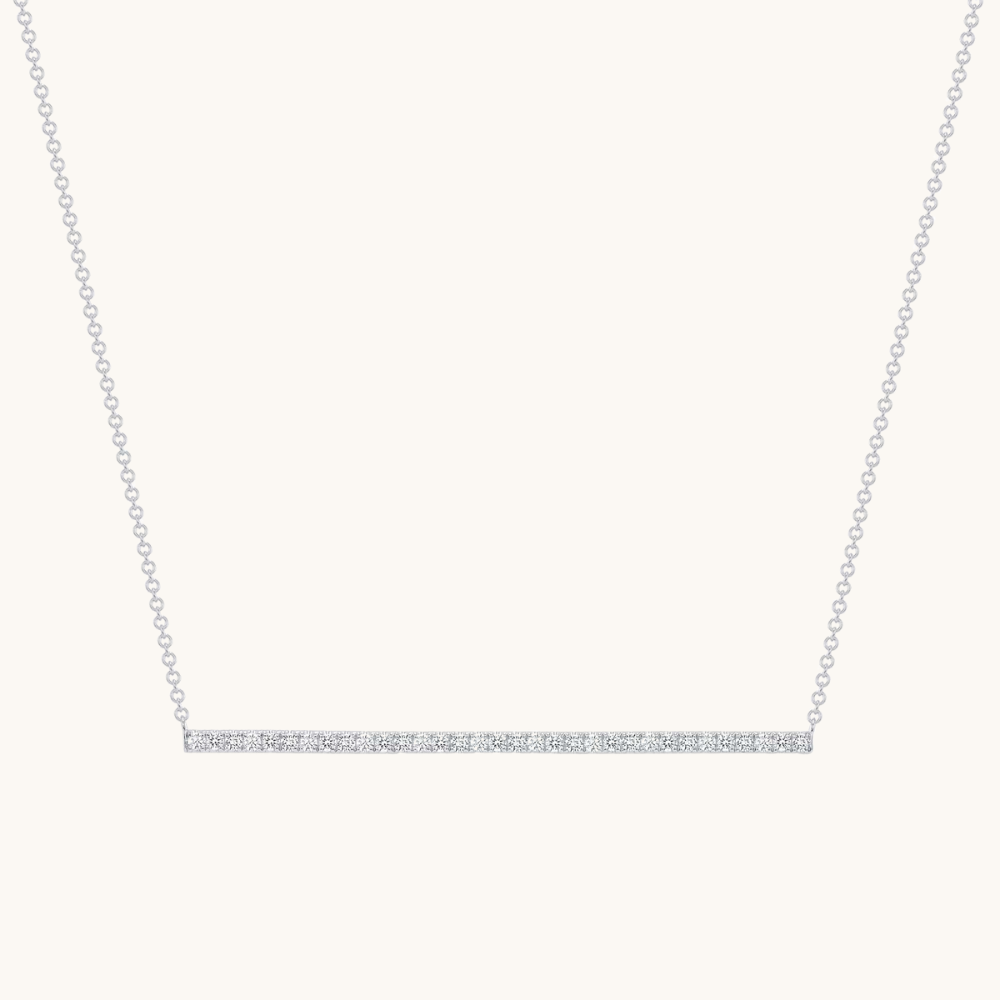Diamond Bar Necklace - Happy Jewelers Fine Jewelry Lifetime Warranty