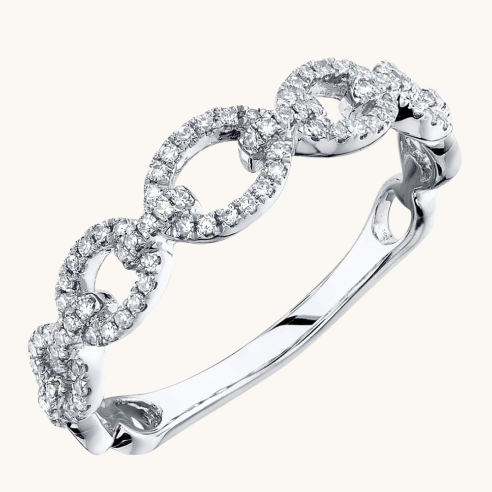 Diamond Chain Band - Happy Jewelers Fine Jewelry Lifetime Warranty