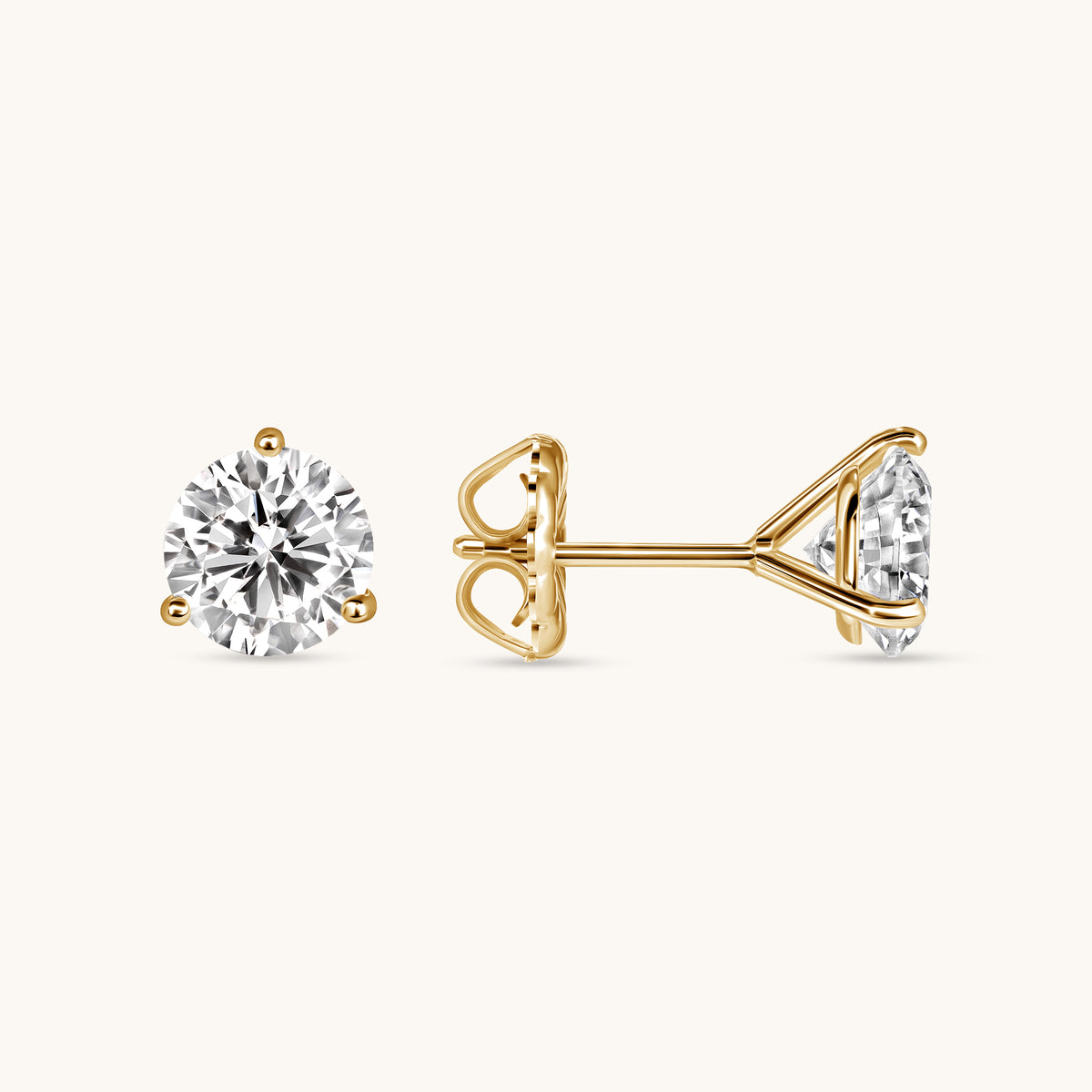 Diamond Martini Studs 2cttw