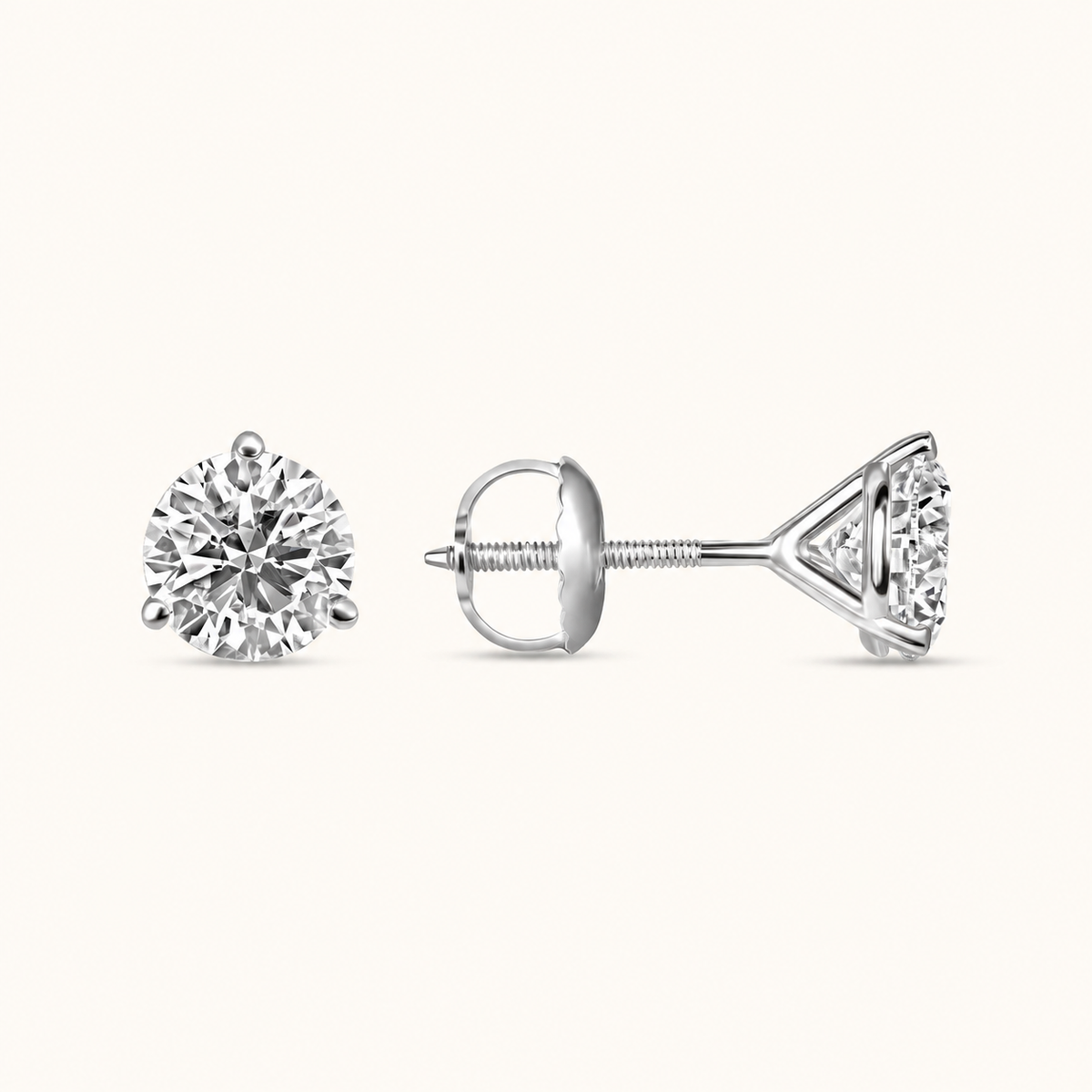 Lab Diamond Martini Studs