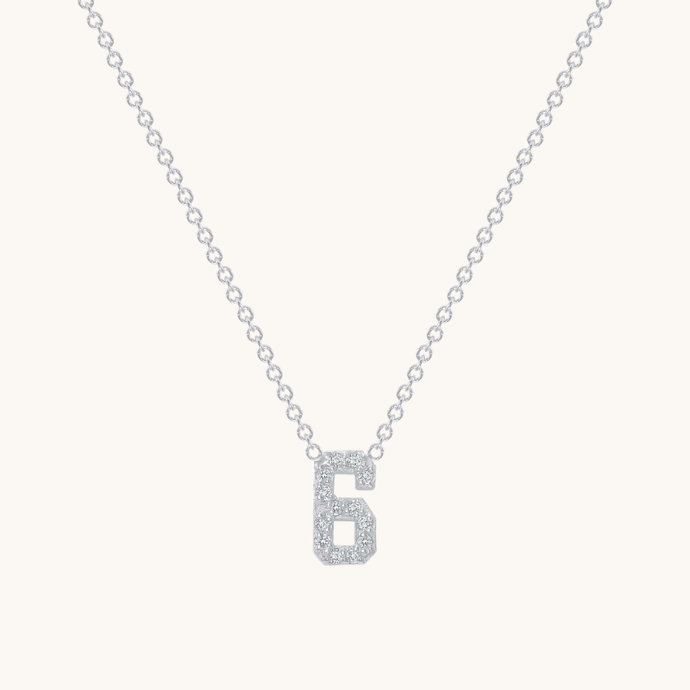 Diamond Number Necklace Number Chains Happy Jewelers – Happy