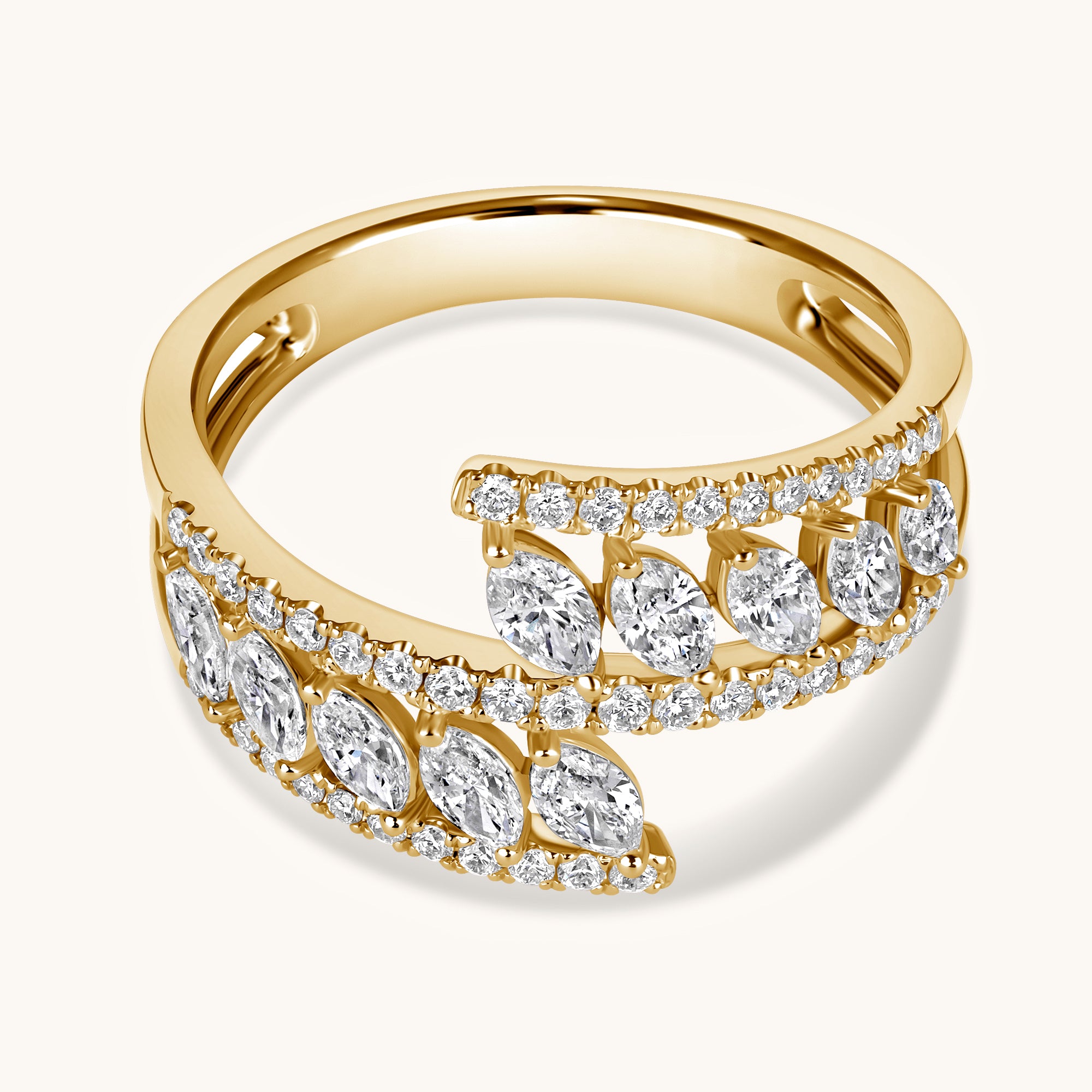 Diamond Wraparound Ring - Happy Jewelers Fine Jewelry Lifetime Warranty