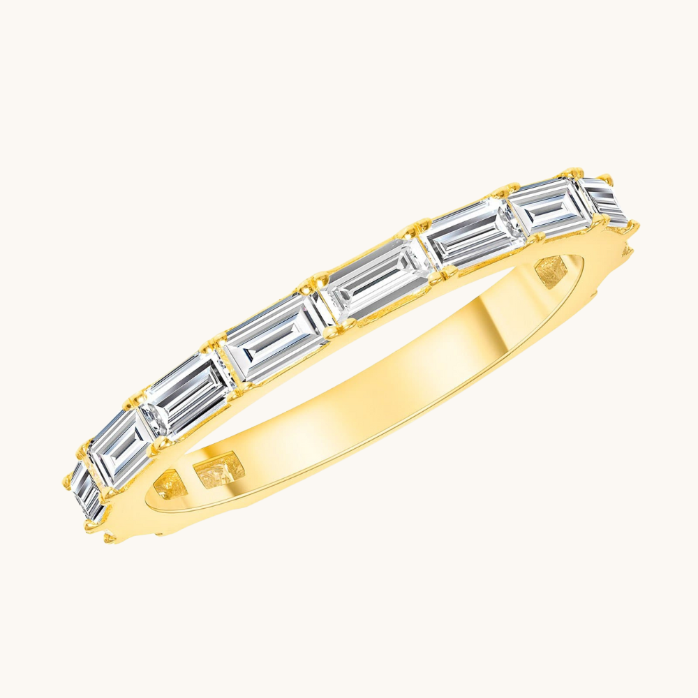 East West Diamond Baguette Band - Happy Jewelers Fine Jewelry Lifetime Warranty