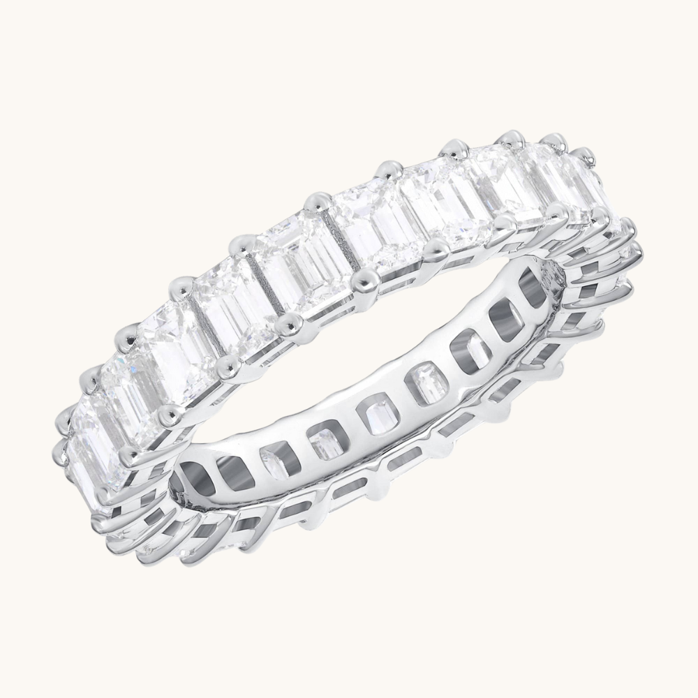 Emerald Eternity Band - Happy Jewelers Fine Jewelry Lifetime Warranty