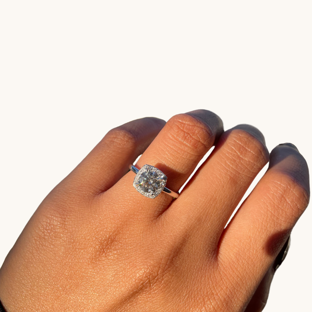 1.23 Round Lab Diamond Engagement Ring - Happy Jewelers Fine Jewelry Lifetime Warranty