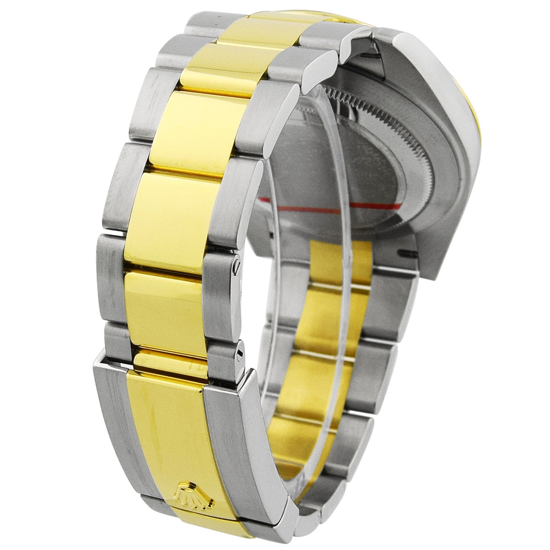 Rolex Datejust TT Stainless Steel & Yellow Gold 41mm Silver Stick Dial Watch Reference#: 126333 - Happy Jewelers Fine Jewelry Lifetime Warranty