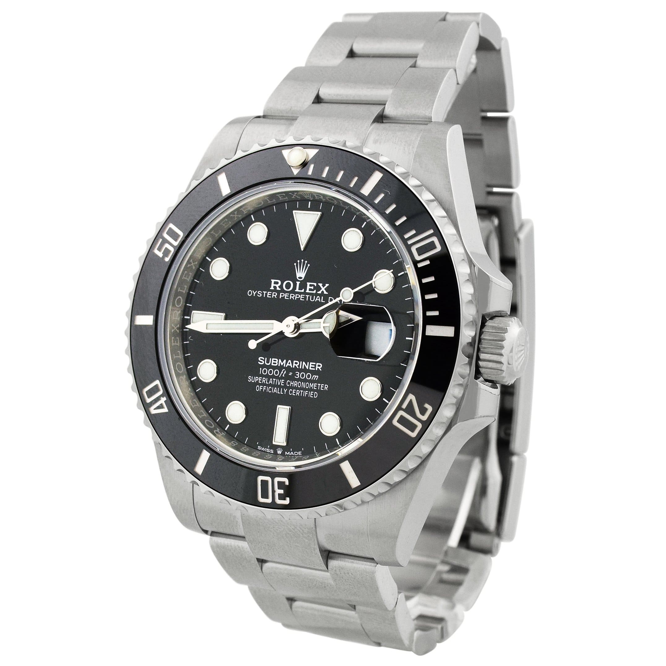 Rolex Submariner Date Stainless Steel 41mm Black Dot Dial Watch Reference#: 126610LN - Happy Jewelers Fine Jewelry Lifetime Warranty