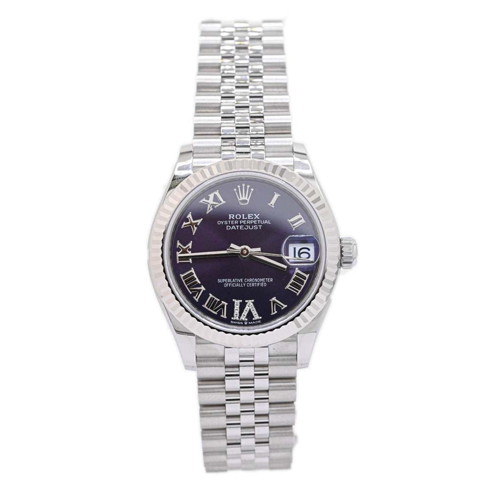 Rolex Datejust 31mm Purple Dial Watch Ref# 278274 - Happy Jewelers Fine Jewelry Lifetime Warranty