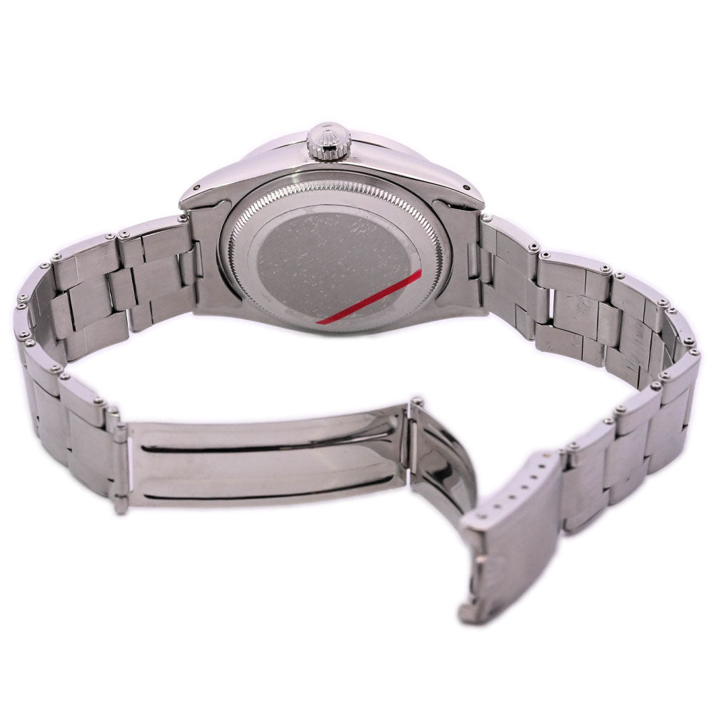 Rolex Oyster Perpetual Stainless Steel 34mm MOP Diamond Dial Watch Reference# 15000 - Happy Jewelers Fine Jewelry Lifetime Warranty