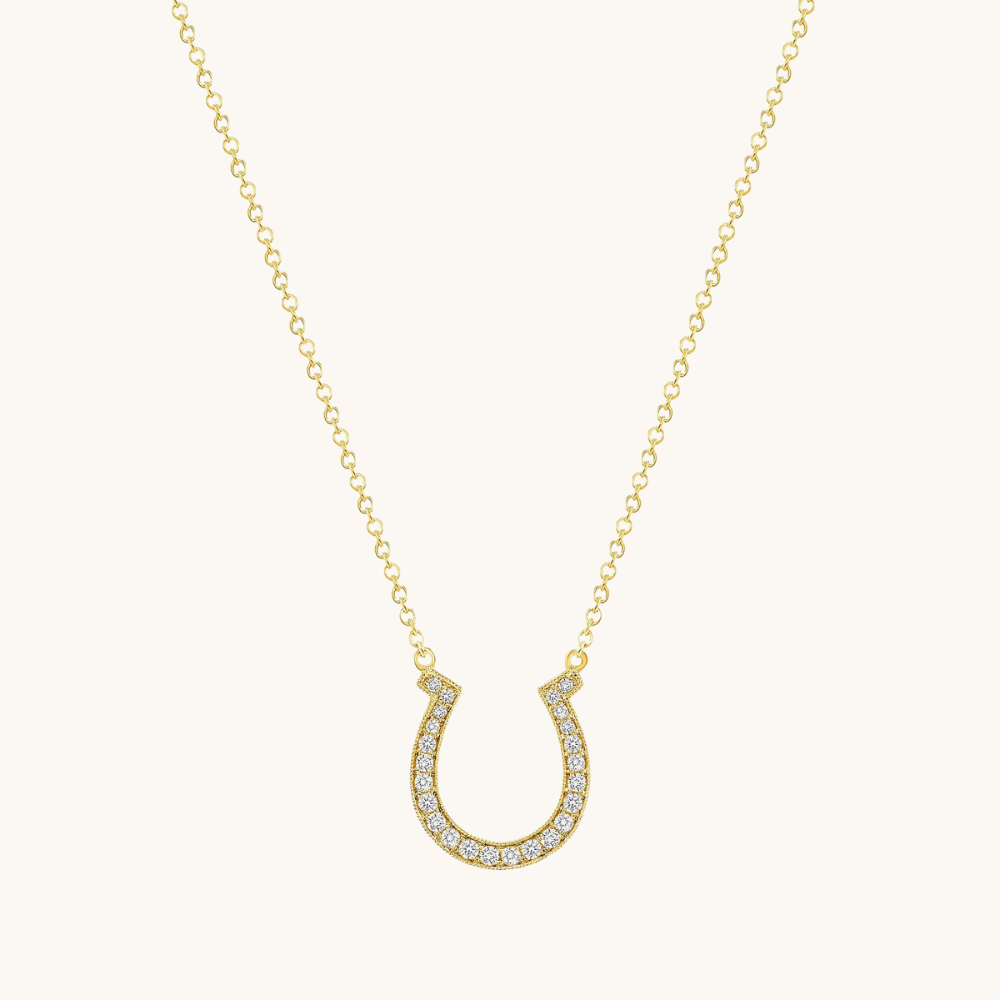 Horseshoe Diamond Necklace - Happy Jewelers Fine Jewelry Lifetime Warranty