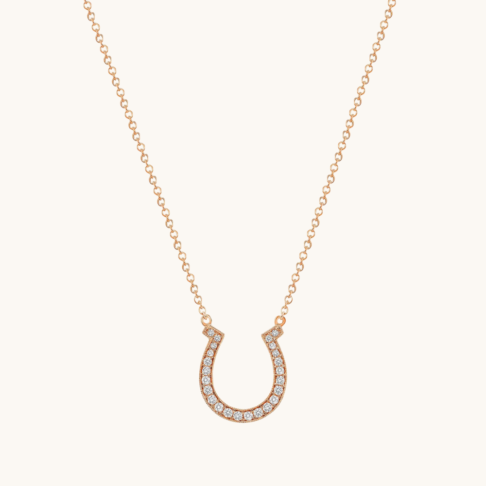 Horseshoe Diamond Necklace - Happy Jewelers Fine Jewelry Lifetime Warranty