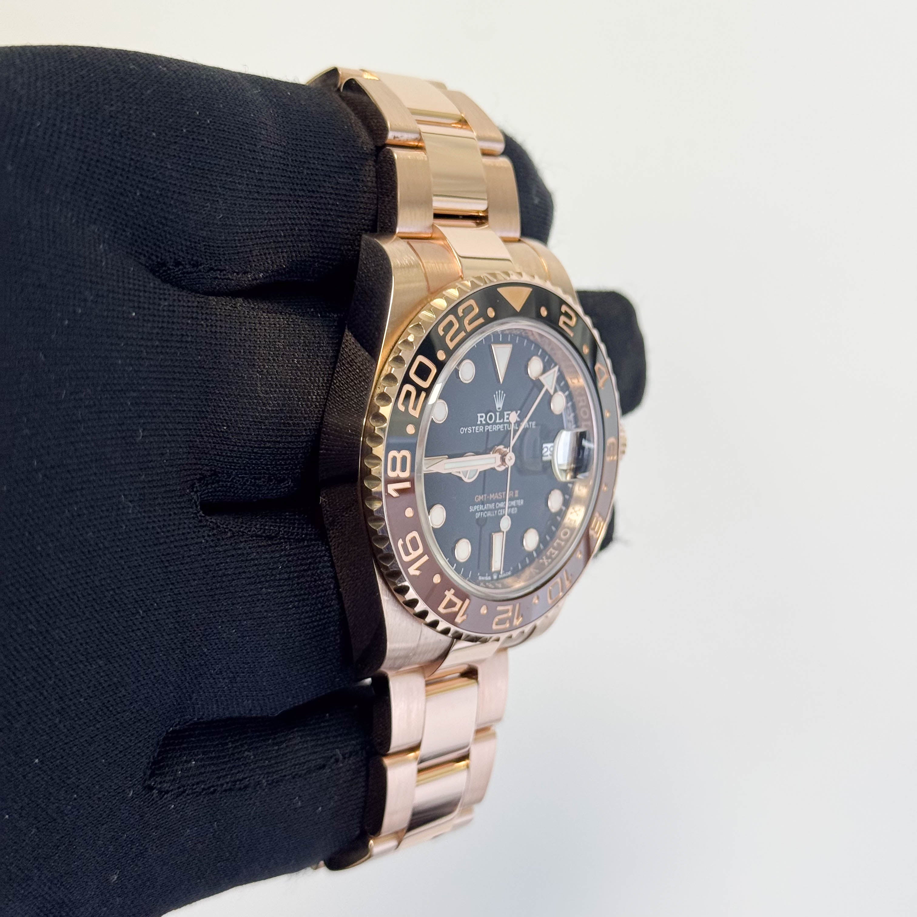 Rolex GMT-Master II Rootbeer 40mm Black Dial Watch Ref# 126715CHNR - Happy Jewelers Fine Jewelry Lifetime Warranty