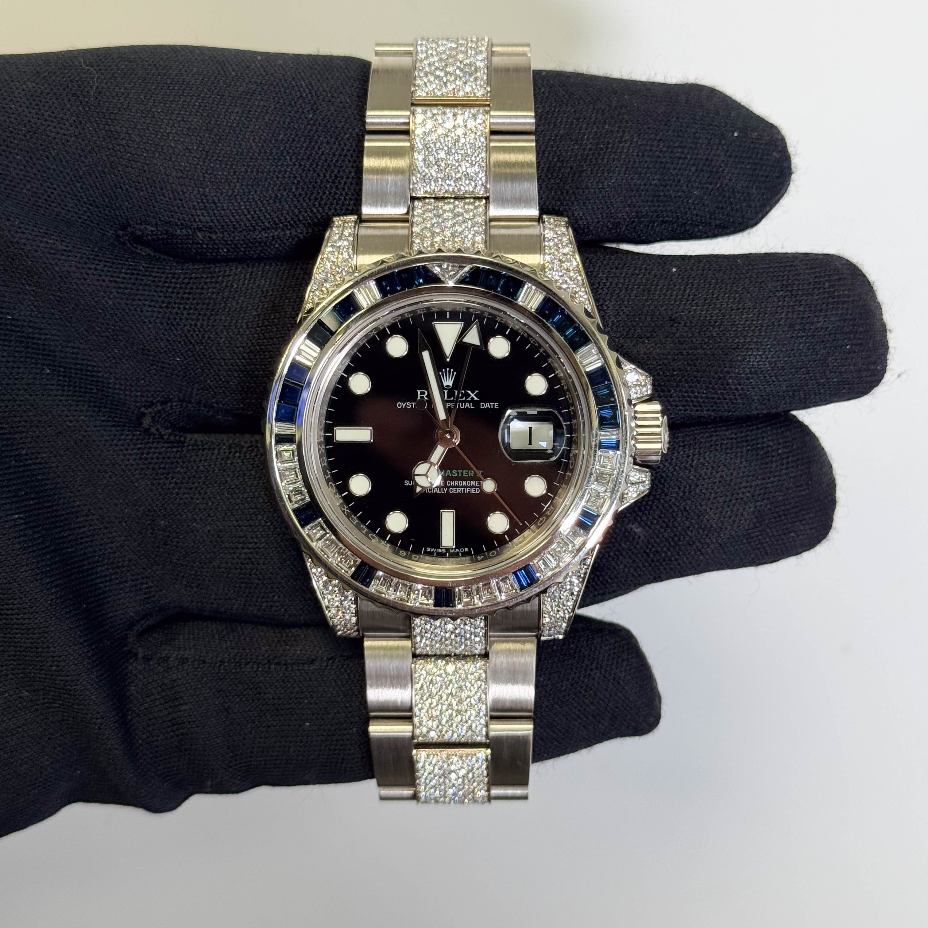 Rolex GMT-Master II 40mm Black Dial Watch Ref# 116759 - Happy Jewelers Fine Jewelry Lifetime Warranty