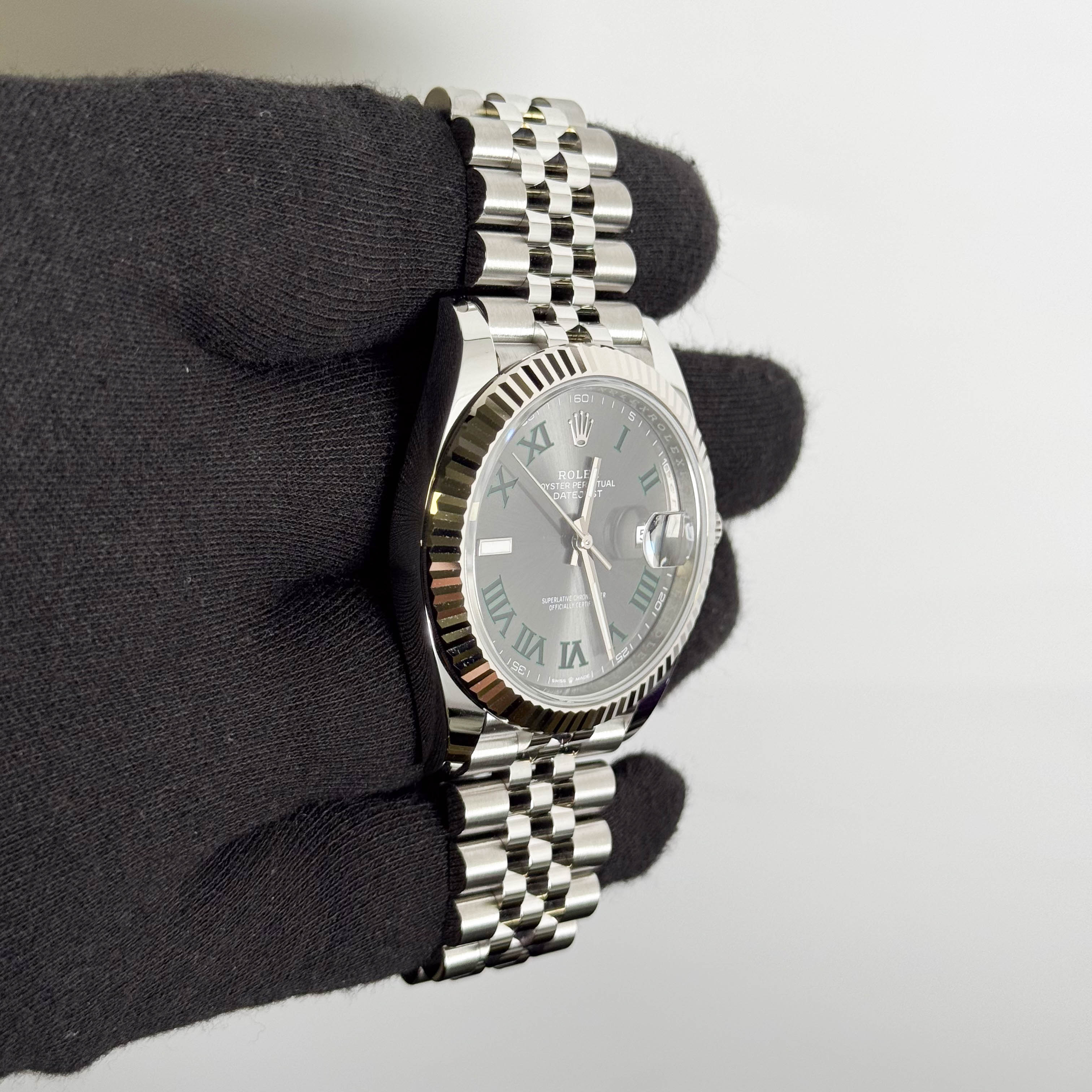 Rolex Datejust 41mm Wimbledon Dial Watch Ref# 126334