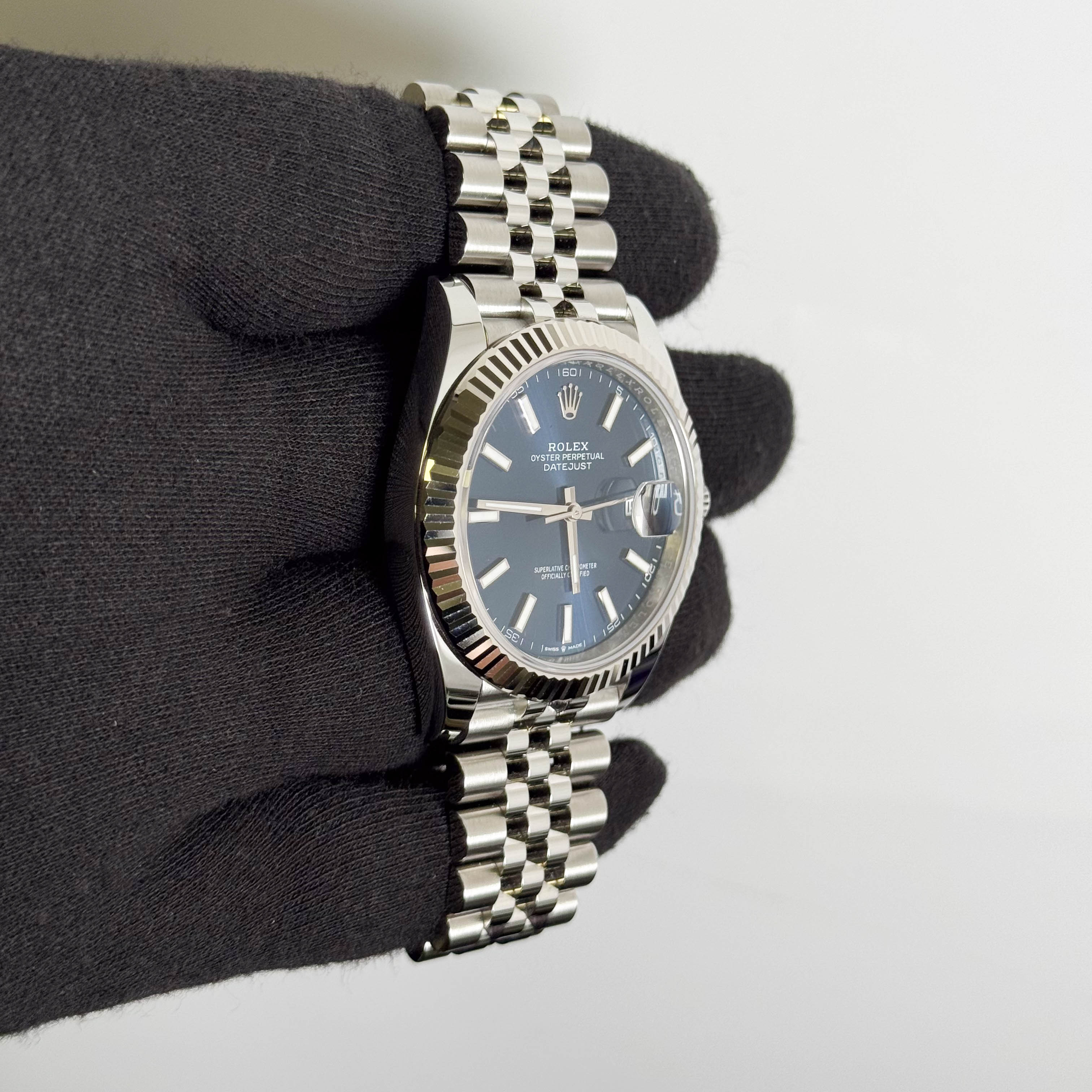 Rolex Datejust 41mm Blue Dial Watch Ref# 126334