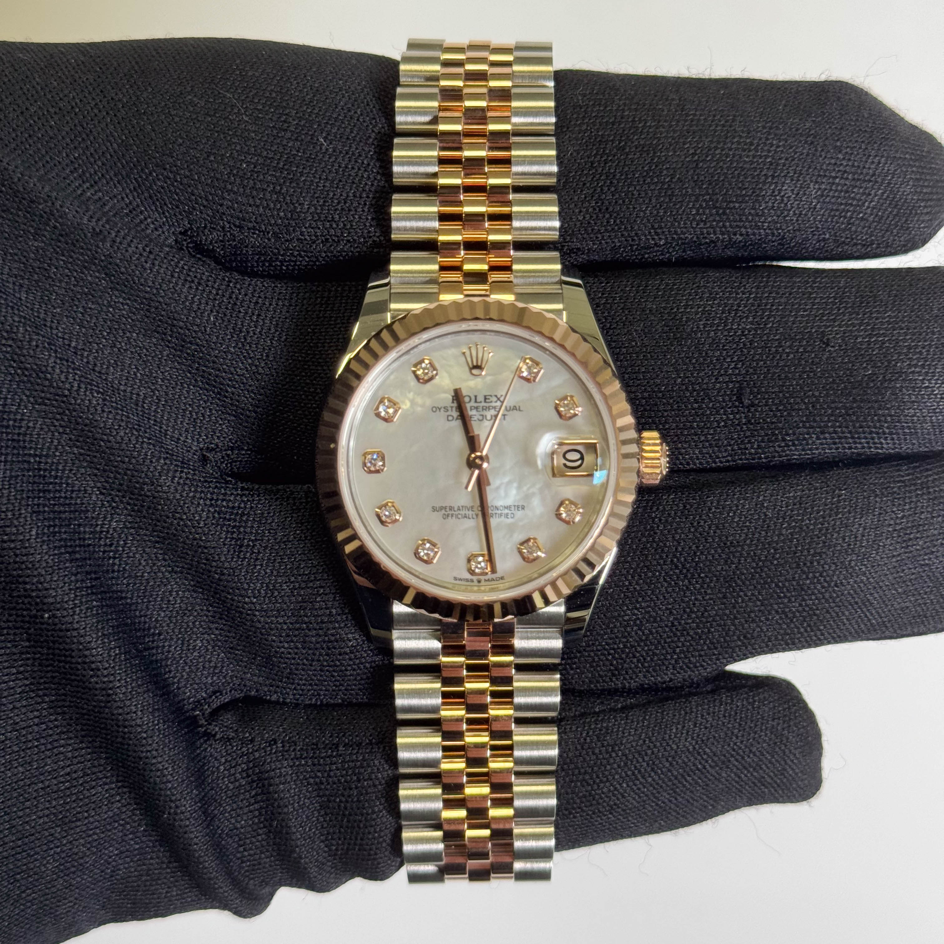 Rolex Datejust 31mm Mother Of Pearl Dial Watch Ref# 278271