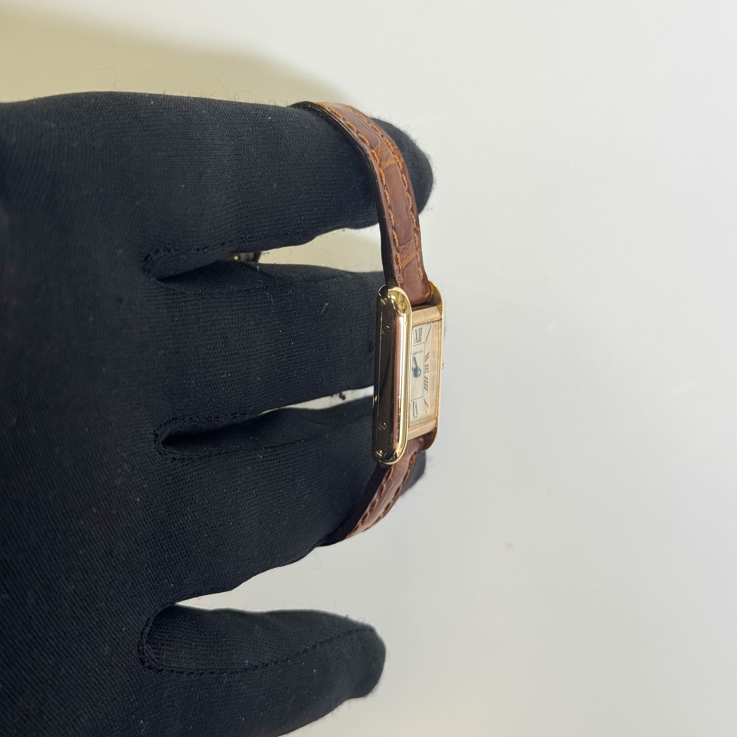 Cartier Tank 20mm White Dial Watch Ref# W1501756 - Happy Jewelers Fine Jewelry Lifetime Warranty