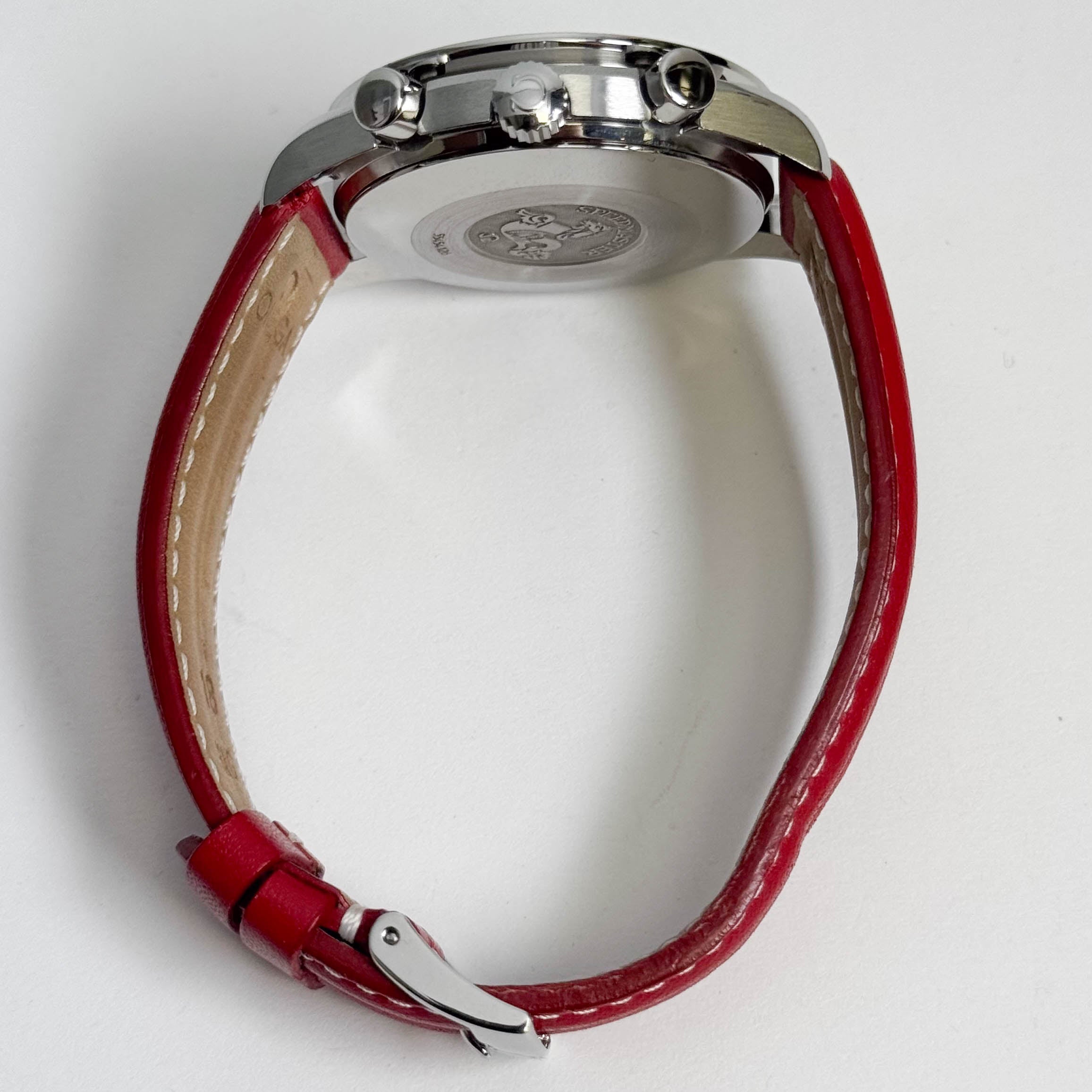 Omega Speedmaster 39mm Red Dial Watch Ref# 3510.61 - Happy Jewelers Fine Jewelry Lifetime Warranty